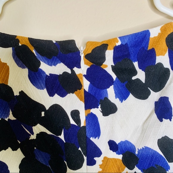 Maggy London Floral Blue Sleeveless Dress - Picture 5 of 5